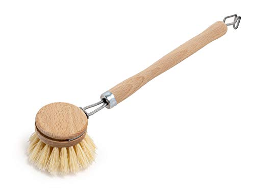 Cepillo de Fregadero/Cepillo de Cocina con cerdas Naturales de Fibre de ÜMAG - Alternativa sin plástico para el Uso Diario en la Cocina, Kopf 40/55 mm