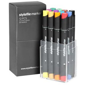 Stylefile Design Marker 12er Top Twelve Set