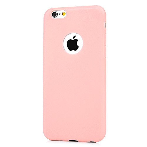 iphone 6/6S Plus Hülle Badalink iphone 6/6S PlusSchutzhülle TPU Handyhülle Case Cover Handytasche Anti-Rutsch Kratzfest Handyhülle Case Cover für Iphone 6/6S Plus Matt Rosa - 3