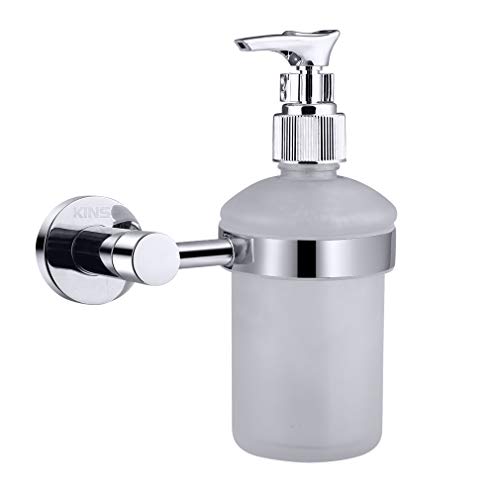 Preisvergleich Produktbild KINSE Seifenschale aus Edelstahl Wandseifenschale mit Schrauben Rund