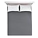 Produktbild Spannbettlaken 160x 200 cm, Grau 100% Atmungsaktiv Natur Baumwolle Bettlaken- NICHT JERSEY, Steghöhe 22 cm, Bettlaken 160 x 200 mit Rundumgummi