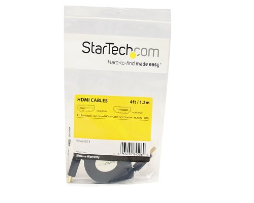 StarTech 1,20 m langes, aufrollbares High-Speed HDMI-Kabel mit Ethernet – HDMI auf HDMI - 3