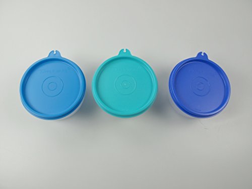 TUPPERWARE Kühlschrank 200ml blau B15 Drei Julchen Dose Box Drilllinge 6730 - 3