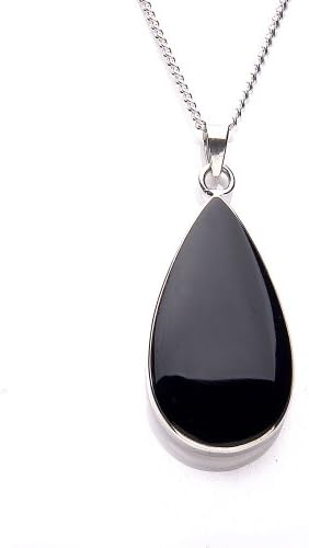 MiChic 925 Sterling Silver Onyx Pendant