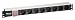 Produktbild Equip Alu-Steckdosenleisten 48,3 cm (19 Zoll) 1HE (8-fach, Schuko mit Schalter, 1,8m)