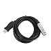Produktbild Hermosairis Tragbarer Flexibler 3M USB 2.0-Stecker auf XLR-Buchse Mikrofon Verbindungskabel für Computer-Plug-and-Play-Audioaufnahme