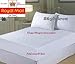 Haani Elasticated Fitted Quilted Mattress Protector With 12 Inch Poly Cotton Skirt - Small Dbl 4Ft