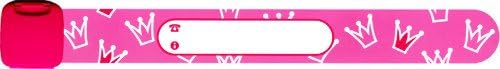 Infoband I.D. Travel Wrist Band for Kids - Princess/Pink