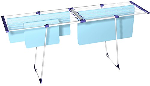 CASA SI ausziehbar Wäscheständer easyFlex 20m, blau - 6