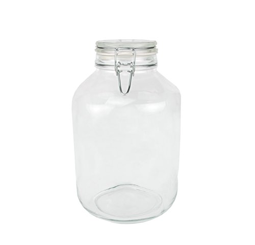 6er Set Einmachglas Bügelverschluss Original Fido 5,0L incl. Bormioli Rezeptheft - 2