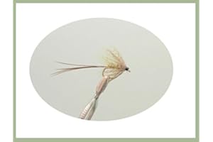 TROUTFLIESUK French Mayflies Trout Flies, 6 Pack Mayfly Fishing Flies, Mixed Pack 10/12 Good Early Season Fly