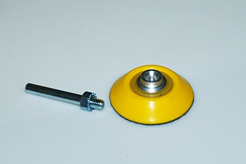 Craft-Equip 50mm Klett-Teller medium mit 6mm Spanndorn MS-DPB01-50 - 2