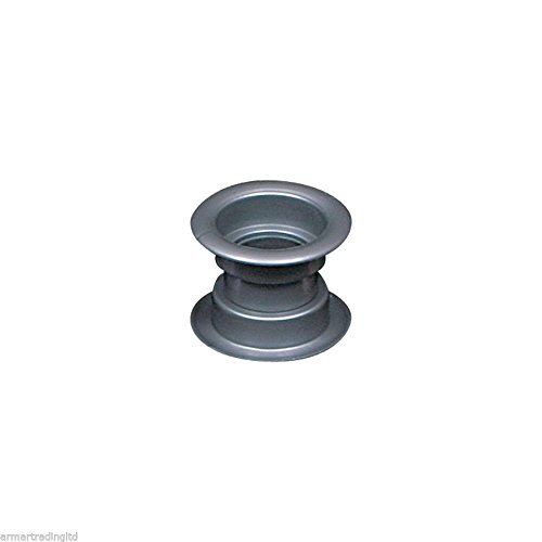 4 x Silver Bathroom Door Air Vent Grille 55mm 2" Satin Round Furniture Sleeve Grey Diffuser Plug T14SS