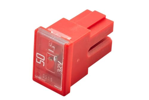 HELLA Fusibile - Sicurezza blocco PAL serie 1-50A - rosso - Spina: Femmina - Quantità: 1-8JS 740 026-031