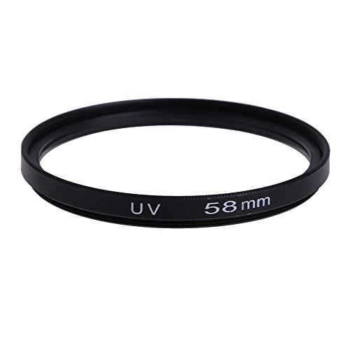 Filtro ultravioleta - TOOGOO(R)Filtro protector de lente ultravioleta UV metal para Canon Sony Nikon 58mm - TOOGOO