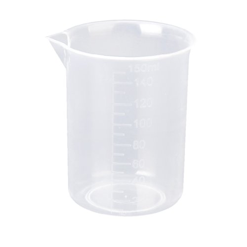 150 ml Transparente Kunststoff Labor Messbecher Messbecher Werkzeug