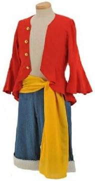 Anime japonais One Piece Monkey D. Luffy Cosplay Costume - 2 ans plus tard Monkey D. Luffy Costume,taille L :(166-172cm,60-70 kg)