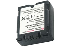 AboutBatteries Akku Typ PANASONIC CGR-DU06, 7.2V, 720mAh, Li-Ionen