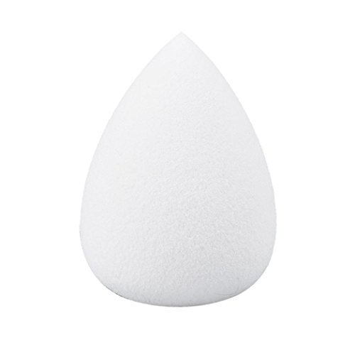 Makeup Sponges, Clode® 1PC New Pro Beauty Makeup Blender Foundation Puff Oval Water Drop Shape Sponges for Application, Foundation and highlights etc (Big (6cm*4cm), White)