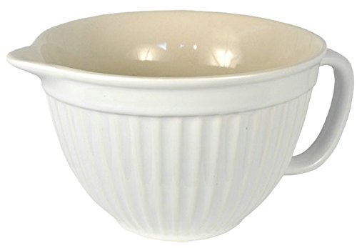 Bol para mezclar (casa de campo cuenco de LB Laursen - Casa de en varios colores, cerámica, Blanco, talla única
