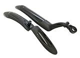 ETC EMU112 Suspension Bike Mudguard Set, Black