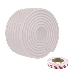 Safe-O-Kid Prevents from Head Injury Multi Functional 2 Meter Edge Guard, Pack of 1, White