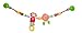 Baby Pram Activity Toy Little flower girl on a string