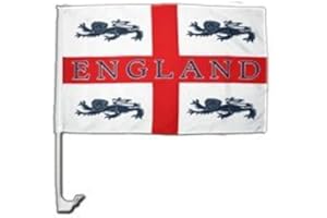 Flaggenfritze Autofahne Autoflagge England 4 Löwen - 30 x 40 cm