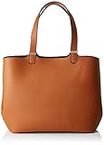 Innentasche PIECES Damen Pckopa Shopper Noos Schultertasche, Braun (Cognac), 17x27x30 cm