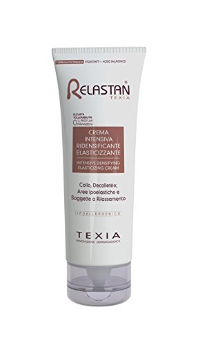 Relastan ,Balsamo intensivo elasticizzante e ridensificante, ideato per contrastare i segni dell'epidermide, sottile,soggetta a rilassamento.