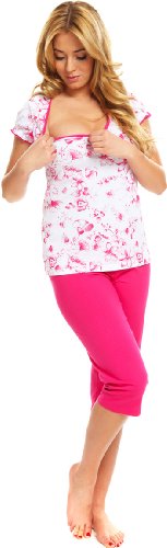 Italian Fashion IF Maternity Pyjama Set Casablanca 0225 (Amaranth, S)
