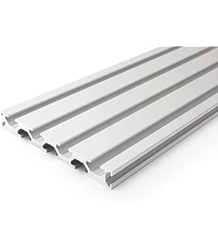 Profilo In Alluminio 80x16S Tipo I Pesante - Scanalatura 8 Mm, Anodizzato Argento, Lunghezza 850 Mm, Per Costruzioni E Fai Da Te