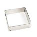 Produktbild Hrph Edelstahl-Quadrat-Mousse Cake Moulds Fondant-Kuchen Ring Hobel Cutter DIY Backen-Werkzeuge