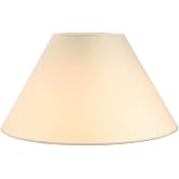 Konik Abajur Lambader Şapkası 22cmx40cm Y&uuml;kseklik 22cm Krem