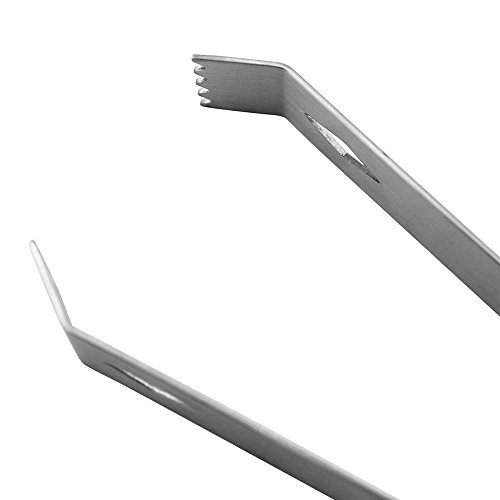 ZNYSTAR Edelstahl Eiszange für Lebensmittel Salat süßes Brot CakeClip Eisklemme Eiszange Buffet Bar BBQ (Ice Tong) - 4