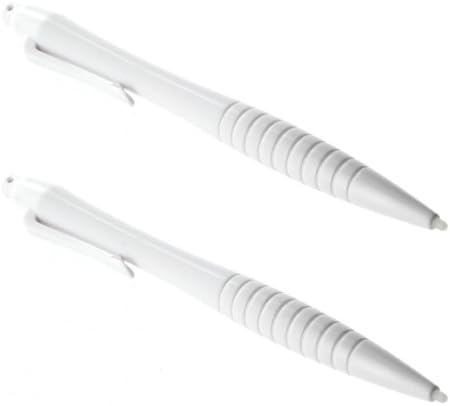 2x Assecure Pro Large White Stylus Touch Screen Big Ergonomic Pen With Ribbed...