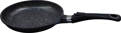 Pradel Excellence - 52408M - Poêle 24 cm "Façon Pierre" en Fonte Aluminium, tous Feux dont Induction