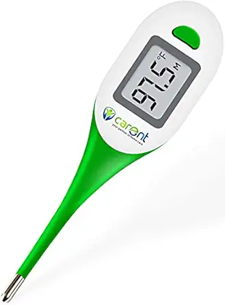carent Waterproof Flexible Tip Digital Thermometer for Body Fever Kids Adults & Babies Thermometer-4326 | CE & US FDA Certified