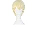 Produktbild Winracer Kurze Bobo Cosplay Perücke Licht Gelb Blonde Glatte Haar Hitzebeständige Synthetische Farbe 613 Perücken mit Kappen-Perücken für Mann volle Spitze-Frontseite , meters yellow