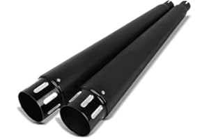 CRAFTRIDE Pots d'échappement TP1 pour Harley Davidson Road King 95-16 noir