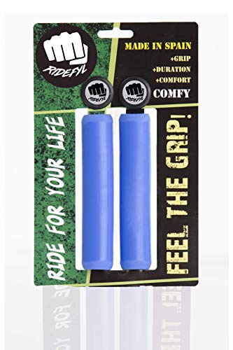 RIFYL (Comfy) Juego de puños para Bicicleta o Mountain Bike, Color Azul, diámetro 32mm