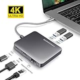 Das schlanke Aluminium-Legierung Design bietet premiere Schutz und passt perfekt zum Mac OS X 10.6 oder höher, Windows XP, 7 oder höher, Chrome OS, verfügbarer USB-Typ-C-Anschluss