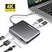 Produktbild USB 3.0 Hub, OneAudio LAN Adapter, USB Hub 4k HDMI Ladeanschluss mit Gigabit Ethernet Netzwerkadapter, LAN Hub, USB C Adapter USB Verteiler für Windows, Mac OS & Linux