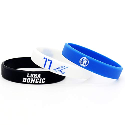 Lorh's store nba jugador de baloncesto estrella inspirador firma pulseras deporte silicona