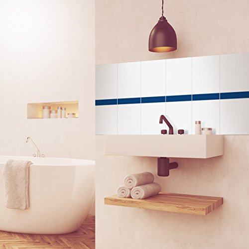 Wandkings Fliesenaufkleber – 5 x 25 cm, 20 Stück für Fliesen in Badezimmer, Küche & mehr - 2