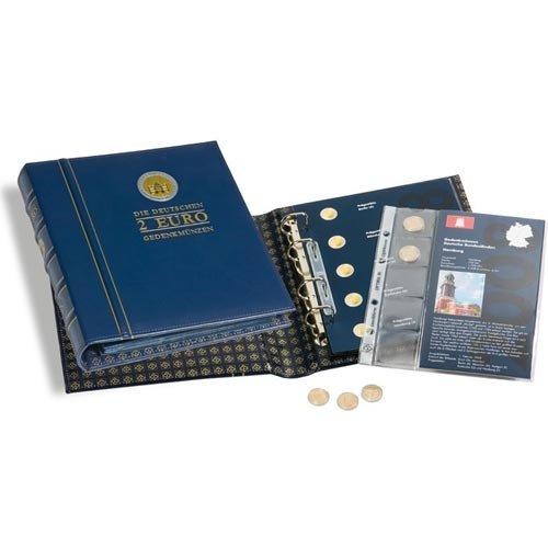 Preisvergleich Produktbild Münzalbum Deutsche 2 Euro-Gedenkmünzen -Band I