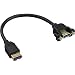 Produktbild InLine USB A/USB A F/F 0.2 m