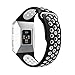 Produktbild autumnfall für Fitbit Ionic Handgelenk Band, Fashion Double Color Sport Silikon Armband Strap Band für Fitbit Ionic, Band Länge: 240 mm Fitbit Ionic Weiß