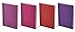 Produktbild OXFORD 400045810 Notizbuch Signature 5er Pack mit 4 Farben DIN A6 liniert pink fuchsia violett rot Stiftschlaufe Gummibandverschluss Tagebuch Kladde Journal Skizzenbuch