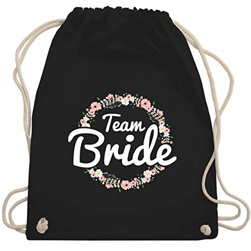 Shirtracer EVJF Team Bride avec Les fleures Sac à Dos (Noir)
